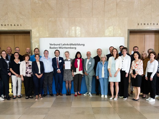 Gründungsveranstaltung „Verbund Lehrkräftebildung Baden-Württemberg“. Foto: Philipp Lin