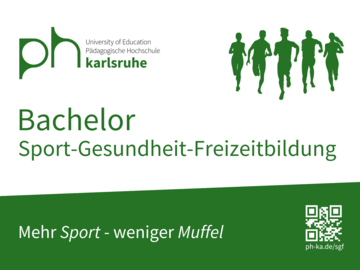 Werbepostkarte für den Studiengang SGF, Vorderseite