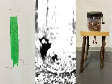 Alles Kopfsache? Ausstellung des Instituts für Kunst der PHKA zum Thema „Mentale Gesundheit“. Foto: Henrike Plegge