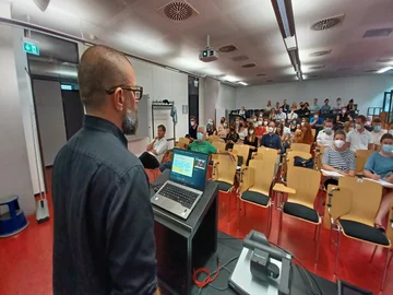 Dr. Ulf Keber beim Präsentationstermin am 30.6.2022 in der PHKA. Foto: PHKA