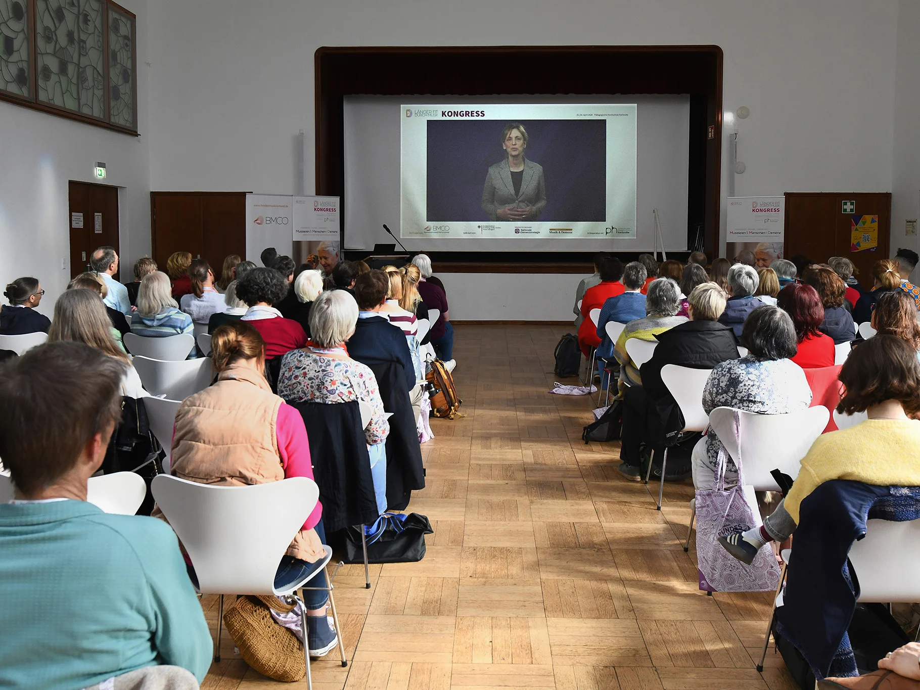 Eröffnung des Kongresses „Musizieren für und mit Menschen mit Demenz – Perspektiven für Chöre und Instrumentalensembles“. Foto: Martina Dach