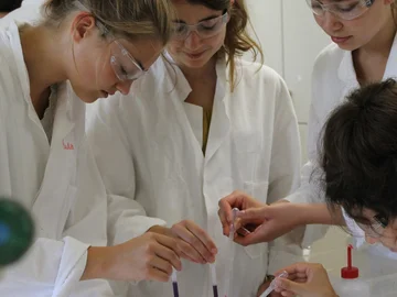 MINT-Lehrerin in Grundschule oder Sekundarstufe I werden: Die Pädagogische Hochschule Karlsruhe   beteiligt sich erstmals an Girls‘ Day. Foto: Sabrina Syskowski / Pädagogische Hochschule Karlsruhe 