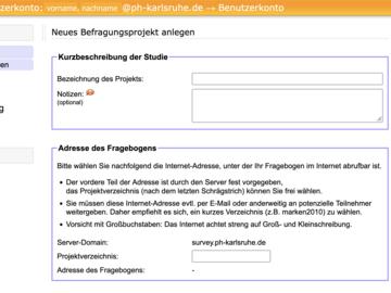Bild Oberfläche SoSci Software