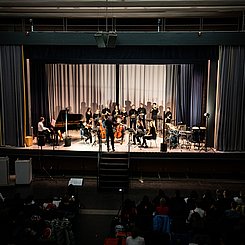 Orchester der Pädagogischen Hochschule Karlsruhe bei einem Konzert
